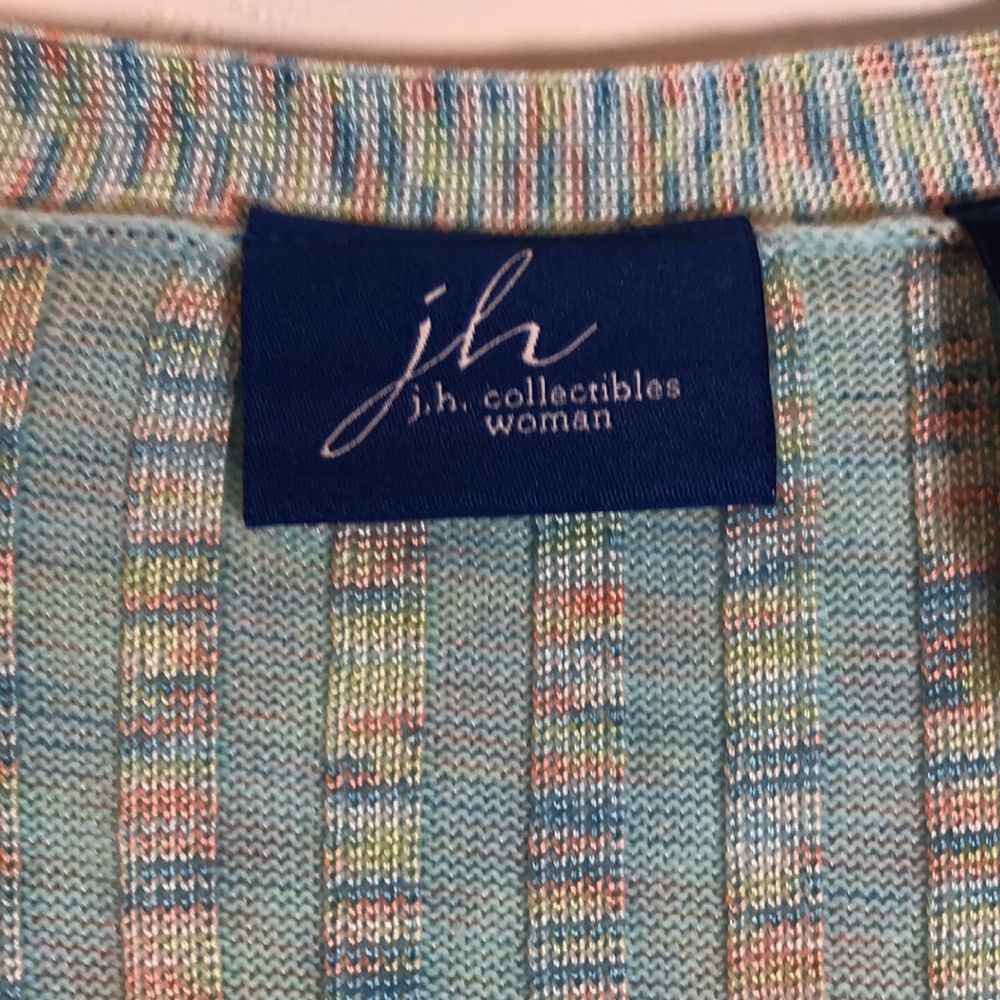 j.h. Collectibles women’s open cardigan.  Size 2X - Picture 5 of 11